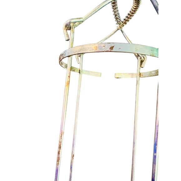 Vintage Japan Stacking Mugs w Chrome Holder-Avocado Green Retro-Midcentury-MCM - Picture 10 of 12